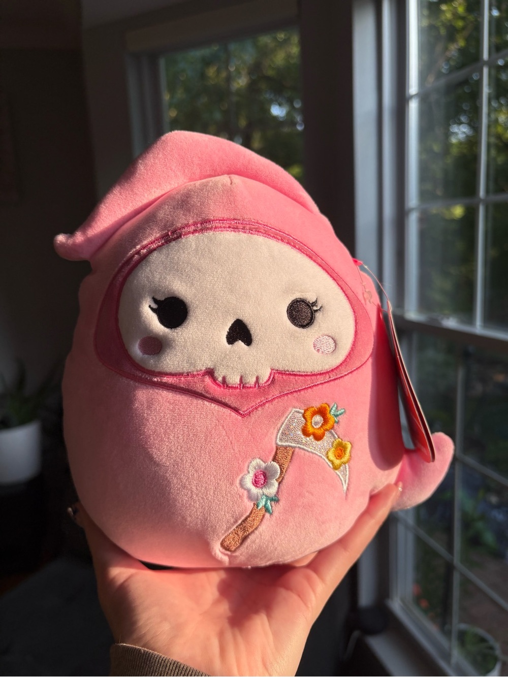 Persephone the pink grim reaper squishmallow FIRST TO MARKET NWT 8in halloween